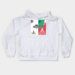 Under the color of the sea Kids Hoodie